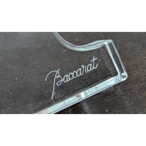 Vintage Baccarat Crystal Number One 1 Paperweight #1 4" Tall - Picture 10 of 10